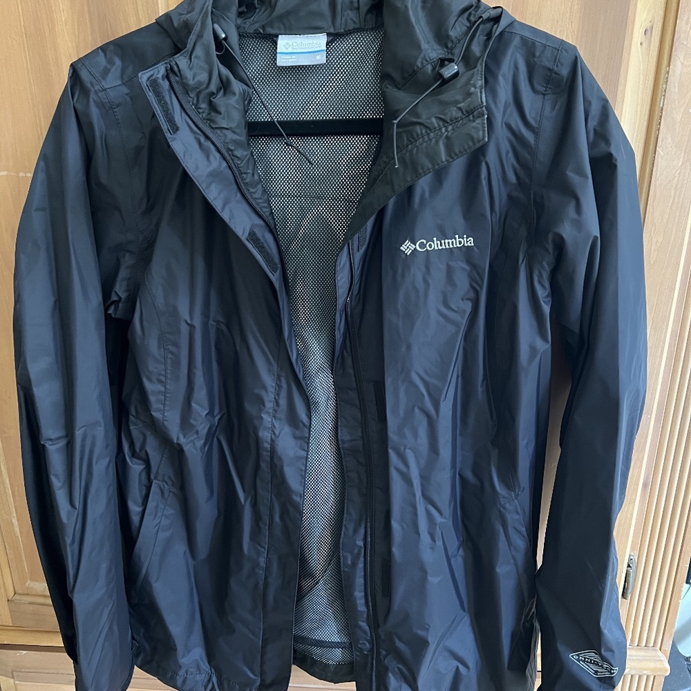 Columbia Waterproof Rain Jacket - Black - Women's Size Medium